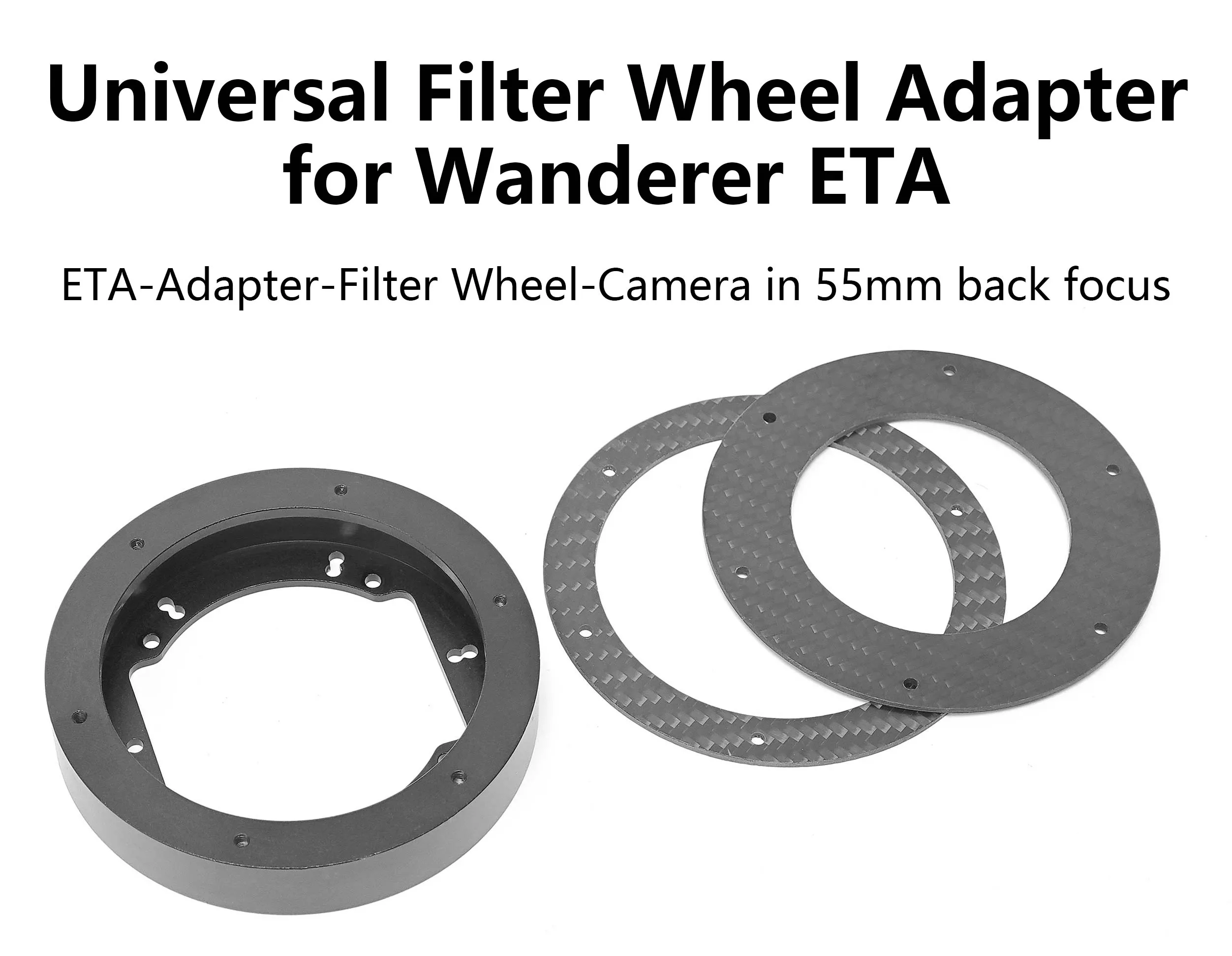 Universal Filter Wheel Adapter for Wanderer ETA