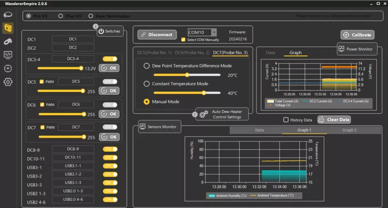 電源モニタリング